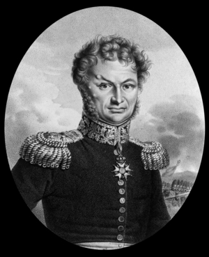 Pierre Jacques Etienne Baron de Cambronne (1770-1842) French general of napoleonic army, engraving