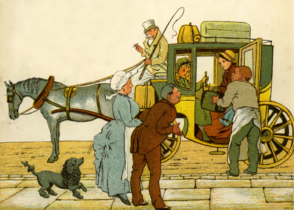 Victorian holidays - arriving at Caen