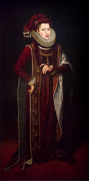 Portrait of Philip III, 1608 (oil on wood)