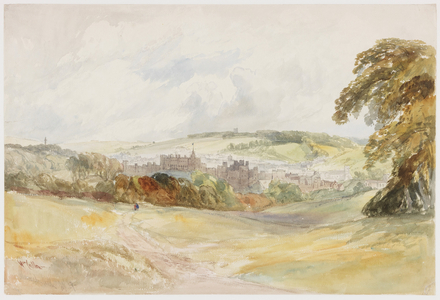 Alnwick Castle (pencil & w/c on paper)
