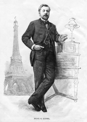 France: Alexandre Gustave Eiffel (1832-1923), French civil engineer and architect, 1889