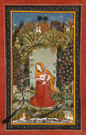 Gauri Ragini of Malkos, c.1770 (opaque w/c on paper)