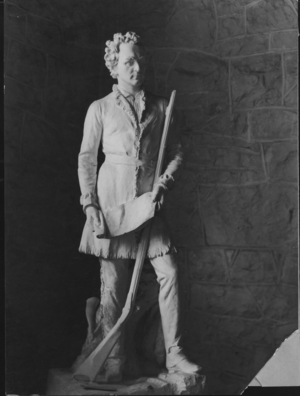 Statue of Stephen F. Austin, 1935-36 (b/w photo)