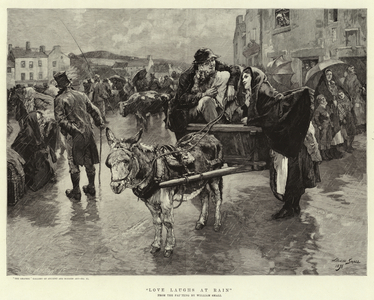 Love laughs at Rain (engraving)