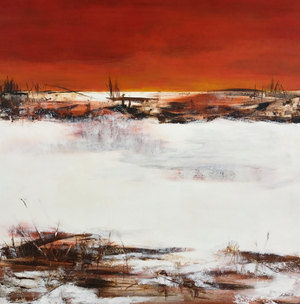 Desert Snow, 2016 (acrylic on canvas)