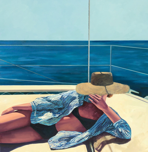 Deep Blue Sunshine, 2022, (oil on canvas)