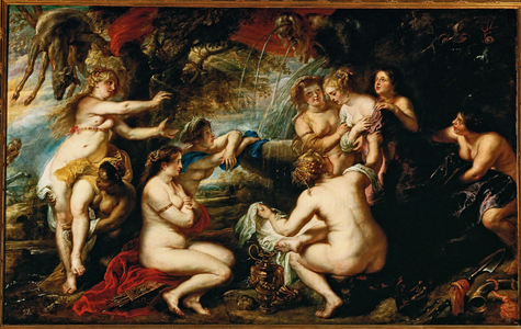 Diana and Callisto (painting on canvas)