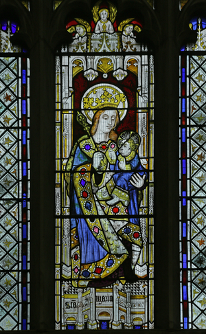 Virgin and Child (stained glass)