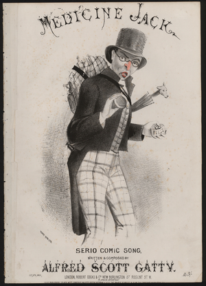 Medicine Jack - pill seller (colour litho)