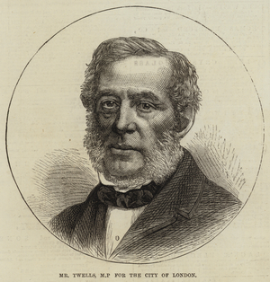 Mr Twells, MP for the City of London (engraving)