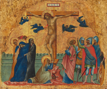 The Crucifixion, c.1340-1345 (tempera on panel)
