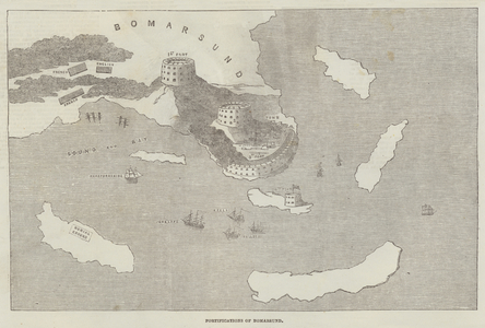 Fortifications of Bomarsund (engraving)