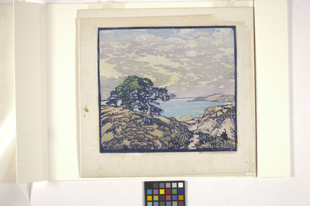 Rain Tomorrow, 1930 (colour woodblock print)