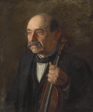 Major Manuel Waldteufel, 1907 (oil on canvas)