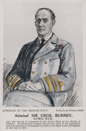 Admiral Sir Cecil Burney (colour litho)