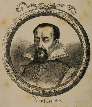 Johannes Kepler (1571-1630). Engraving. Germany