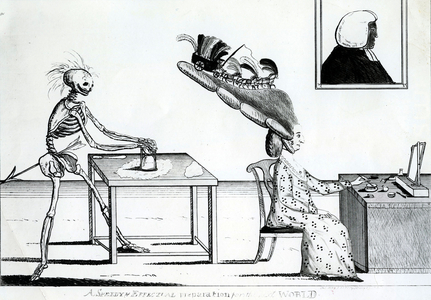 A Speedy and Effectual Preparation for the Next World, 1777 (engraving)