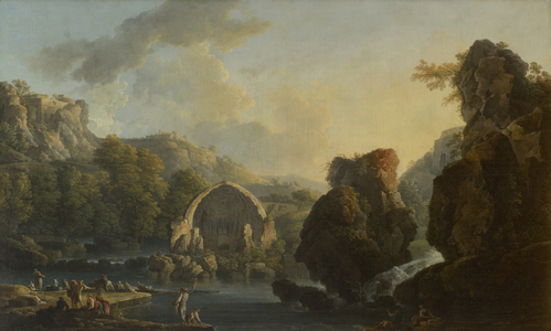 Lake with the Ruined Temple of Diana at Baiae