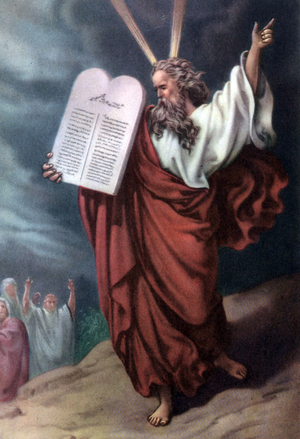 Set of biblical educational Postcards in the 50's (print)