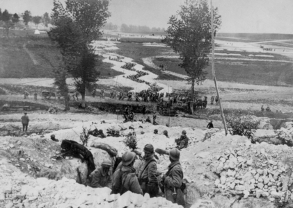 A general view of a trench system in Champagne 1916