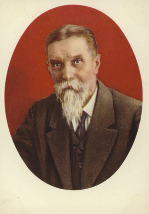 Kliment Timiryazev, Russian botanist (colour litho)