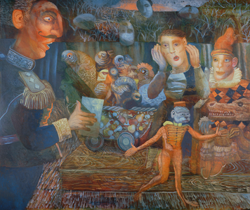The Rehearsal, 1998 (oil on paper)