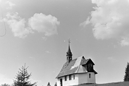The Martin Chapel near Furtwangen in the Black Forest, Germany 1930s (b/w photo)