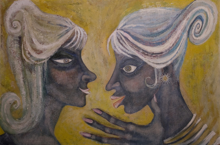 The Girls, 1962 (oil on board)