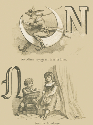 N : Nicodeme voyageant dans la lune / Nini la boudeuse 