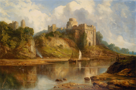 Pembroke Castle (oil on canvas)