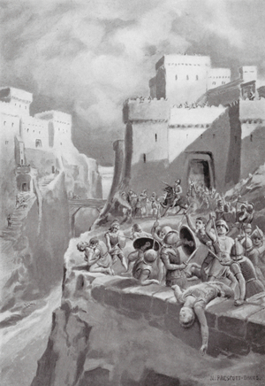 The Revolt of Megara, BC 447 (litho)