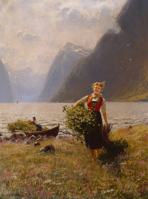 Dairymaid and leaf bunt