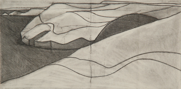 Pentargon drawing 2 10x20cms pencil on paper