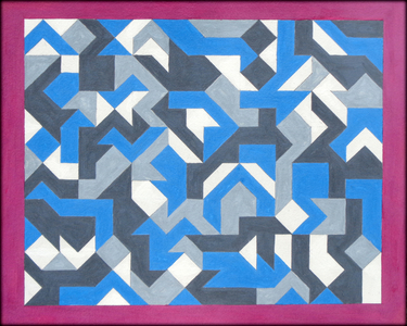 RELENTLESS, 2020 (acrylic on hardboard)