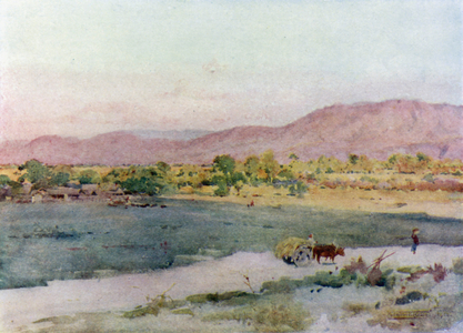 The Road to Mandalay (colour litho)
