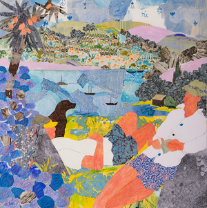 Beside the sea, 2017 (collage)