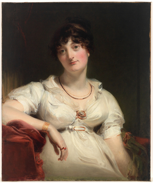 Sarah Hickman Amherst, 1st Countess Amherst (oil on canvas)
