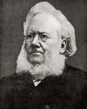 Henrik Johan Ibsen, from Hutchinson's History of the Nations, pub.1915