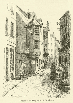Cardinal Beaton's House (engraving)