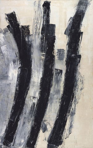 Iron Sharpens Iron, 1993 (oil on canvas)