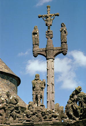 Calvary and Church of Guimilau, France (photo)