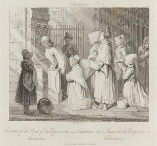 Saluting Virgin, Vienna, c.1821 (etching)