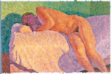 Nude with Face in Shadow, 2000 (Oil on Canvas)
