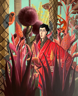 In The Exotic Garden, 2022 (oil on canvas)