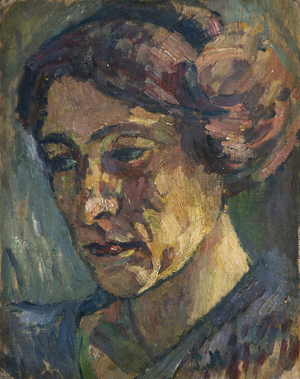 Portrait of the wife, 1929 (oil on canvas)