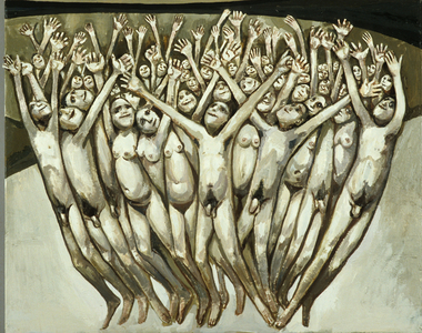 All the People - Celebration, 1982 (oil on canvas)