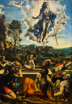 Renaissance - Painting: The Resurrection - Museum of Capodimonte, Naples, Italy