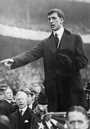 Eamon de Valera during the election campaign, 1932 (b/w photo)