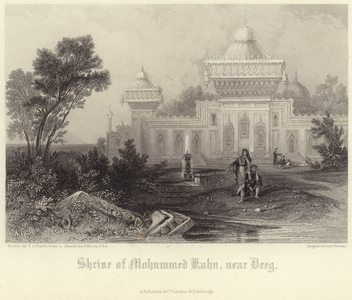 Shrine of Mohammed Kahn (engraving)