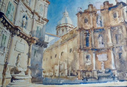 572 Late afternoon shadows - Palermo, Quattro Canti